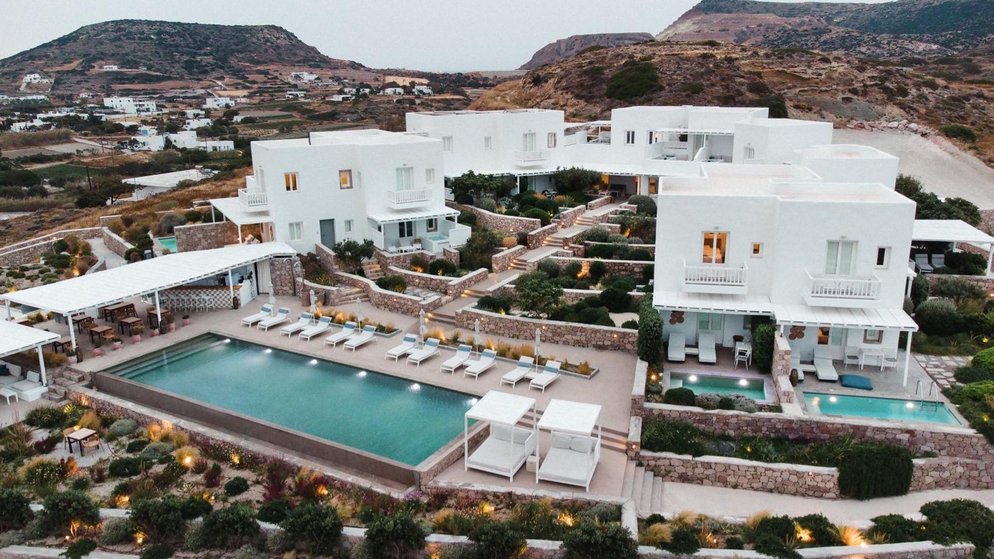 Milos Breeze Boutique Hotel Pollonia Exterior photo